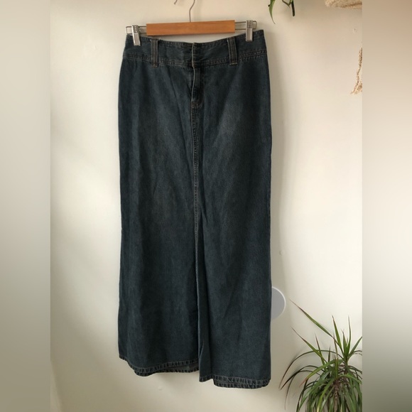 Vintage denim maxi skirt - Picture 2 of 4